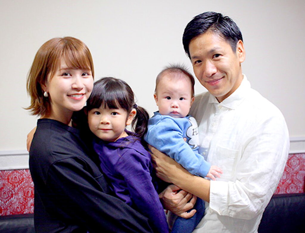 川島章良 妻 嫁 川島菜月 子供 出典：Aflacより