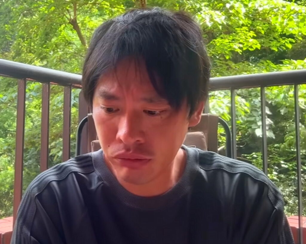 箕輪厚介 いけちゃん 不倫 謝罪 泣く 出典：YouTubeより
